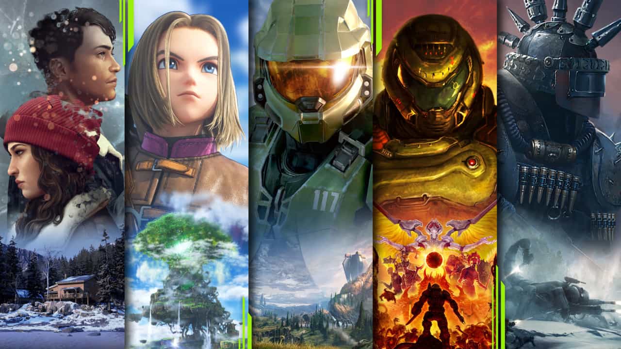 Collage von Spielen des Xbox Game Pass
