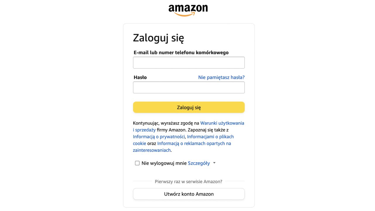 Amazon-Polen-Login