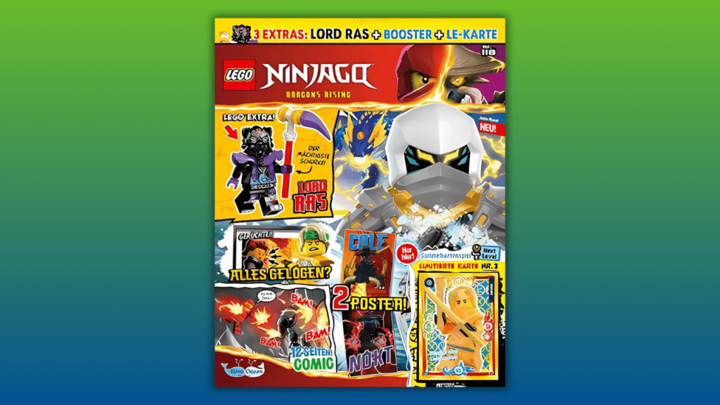 Ebenfalls besonders bei Jungen beliebt ist das LEGO Ninjago Magazin, das sich selbst als Nr. 1 unter den Kinderzeitschriften bezeichnet.