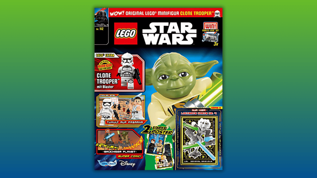 LEGO Star Wars und bietet spannende und packende Comics aus dem Star Wars Universum, viele Hintergrundinformationen und Gewinnspiele.