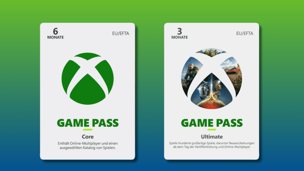 Der Xbox Game Pass Core wird im Verhältnis 2:1 in den Game Pass Ultimate umgewandelt.